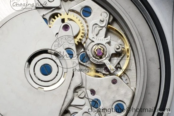 MIROTIME 0423 Pilot Chrono SS AZF 1:1 Best Edition Blue Dial on Brown Leather Strap A TimelessDesign 7060